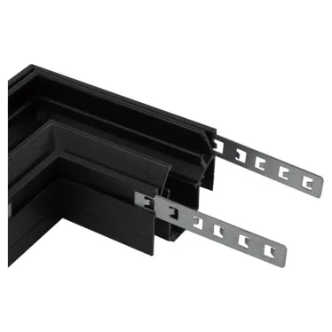 Коннектор TRM-PC20-CC-B угловой для магнитного трекового шинопровода NOVA для натяжных потолков TRM-PC20 черный