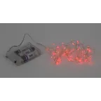 Гирлянда светодиодная  Нить 5 м красный свет,  на эл.пит.АА   ENIN -5NR   IP20 (100/2500) | Б0047963 | ЭРА