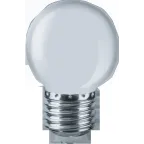 Лампа светодиодная для белт лайта 1Вт Е27 230В белый NLL-G45-1-230-W-E27 шарик матовый | 61243 | Navigator