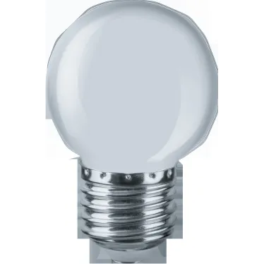 Лампа светодиодная для белт лайта 1Вт Е27 230В белый NLL-G45-1-230-W-E27 шарик матовый | 61243 | Navigator