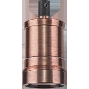 Патрон электрический NLH-V02-006-E27 подвес.метал. черненая мед | 61727 | Navigator