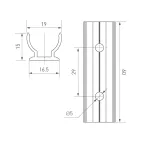Светильник LGD-GERA-4TR-R74-20W Warm3000 (WH, 24 deg, 230V) (Arlight, IP20 Металл, 5 лет) | 024595(1) | Arlight