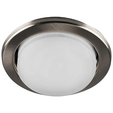 Светильник потолочный встраиваемый под лампу GX53 DL53 15W 230V GX53, без лампы, титан | 28946 | FERON