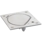 Connect Влагостойкая основа IP66 с замком на 1 модуль K45 сталь