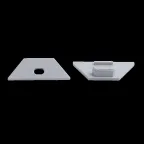 Заглушки для углового профиля светодиодной ленты 2 заглушки в пакете Аксессуары Gauss