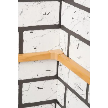 Угол внутренний (16х16) (4 шт) Plast под светлое дерево