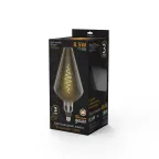 Лампа светодиодная LED Filament Vase E27 8.5W Gray 165lm 1800K 1/2 | 180802005 | Gauss