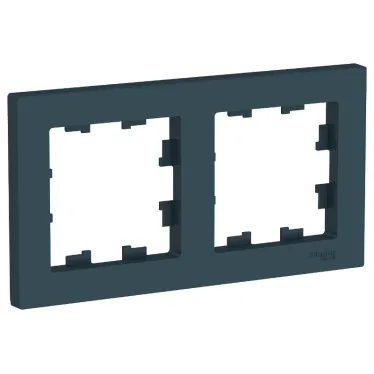 Рамка двухпостовая ATLASDESIGN универсальная изумруд