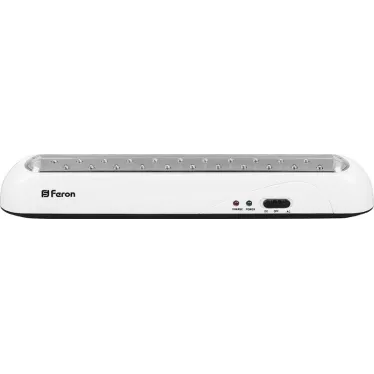 Светильник аварийного освещения аккумуляторный EL14 22 LED AC/DC Li-ION батарея, белый 350 *50*55 мм | 12634 | FERON