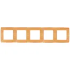 Рамка на 5 постов, Эра12, сосна, 12-5005-11