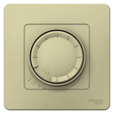 BLANCA С/У СВЕТОРЕГУЛЯТОР (диммер) поворотно-нажим. универсальный, 400ВТ, БЕЖЕВЫЙ