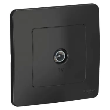 BLANCA скрытой установки коннектор тв, антрацит