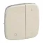 Valena ALLURE Лицевая панель для кнопочного светорегулятора Слоновая кость