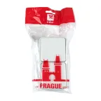 Блок розетка-выключатель 1-кл. 16А с/з с крышкой IP44 белая Прага