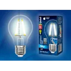 Лампа светодиодная LED 8вт 200-250В форма А прозрачное 800Лм E27 4000К Sky филамент