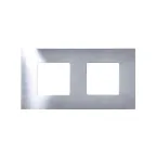 Рамка-декор на 2 поста для 2700620-03., S27Pl, нержавеющая сталь