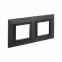 Рамка из металла, ''Avanti'', графитовая, 4 модуля