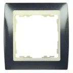 Рамка на 2 поста, S82, серый гранит - сл.кость