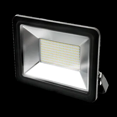 Прожектор светодиодный ДО 200 Вт 24000 лм 6500К AC 220В IP65 290х32х400мм матрированное закаленное стекло Qplus Gauss