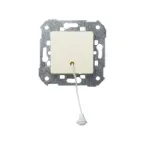 Кнопка со шнуром, 10А 230В, S27, слоновая кость