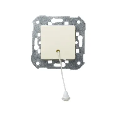 Кнопка со шнуром, 10А 230В, S27, слоновая кость