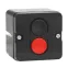 Пост управления ПКЕ 722 У2, 10А, 660В, чёрный и красный цилиндр, накладной, IP54