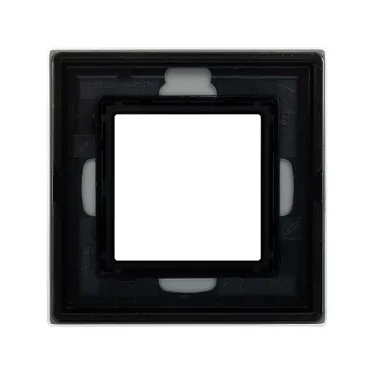 Рамка из натурального стекла,, ''Avanti'', светло-серая, 2 модуля