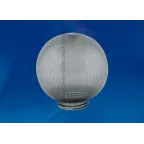 Рассеиватель для садово-паркового светильника UFP-P200A SMOKE шар сфера призма с насечками D-200мм | 08092 | Uniel