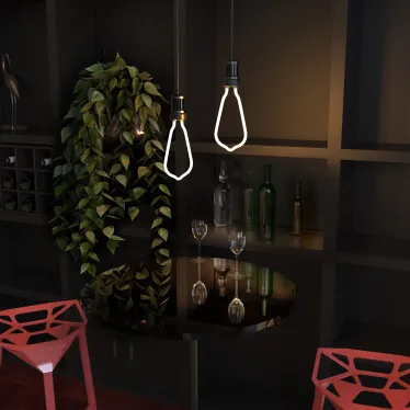 Лампа светодиодная LED Filament Bulbless ST64 Milky E27 4W 330lm 2700K 64*165mm 1/10/100 | 1005802104 | Gauss