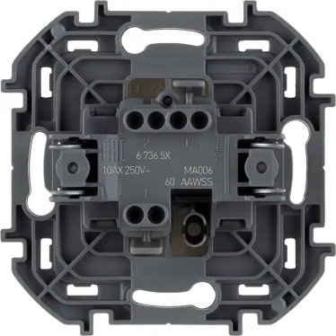 Переключатель одноклавишный INSPIRIA 10 AX 250 В~ слоновая кость