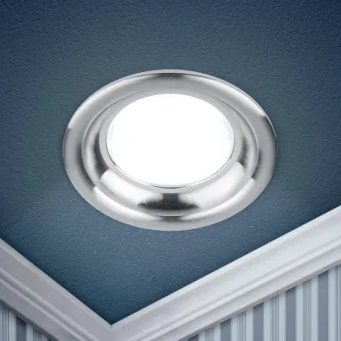 Светильник светодиодный круглый тарелка 7W 4000K, серебро KL LED 17-7 SL