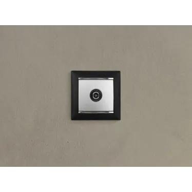 VALENA Розетка телевизионная ТV звезда в рамку 2400мГц 1.5дБ алюминий