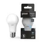 Лампа светодиодная LED 11Вт E27 220В 4100К A60, диммируемая | 102502211-D | Gauss