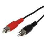 Шнур 2 RCA - 2 RCA, 1.5 м., черный