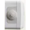 ЭТЮД Выключатель двухклавишный наружный IP44 серый