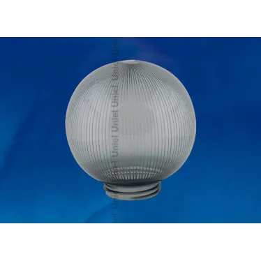 Рассеиватель для садово-паркового светильника UFP-P200A SMOKE шар сфера призма с насечками D-200мм | 08092 | Uniel
