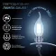 Лампа светодиодная LED 5Вт E14 220В 4100К свеча на ветру | 104801205 | Gauss