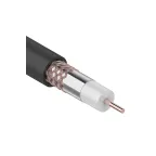                  Кабель коаксиальный RG-6U, 75 Ом, CCS/Al/Al, 64%, бухта 100 м, черный OUTDOOR, REXANT
               