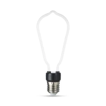Лампа светодиодная LED Filament Bulbless ST64 Milky E27 4W 330lm 2700K 64*165mm 1/10/100 | 1005802104 | Gauss