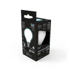 Лампа светодиодная Black LED Filament Шар OPAL E14 5W 450lm 4100K | 105201205 | Gauss