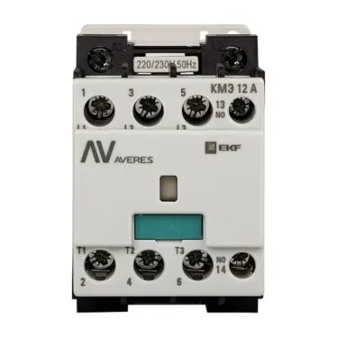Контактор КМЭ 12А 1NO 400В АС AVERES
