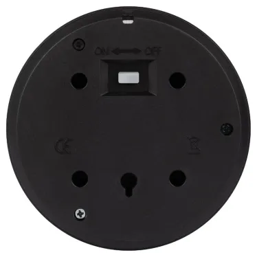 Светильник уличный ERAST024-01 на солнечной батарее подсветка Таблетка, сталь, пластик d 11 см