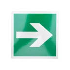 Табличка эвакуационный знак Направляющая стрелка 200х200 мм,