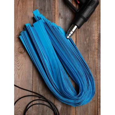 Трубка термоусаживаемая ТУТ нг 20/10 синяя в отрезках по 1м PROxima