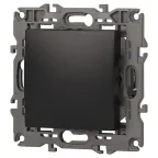 Переключатель промежуточный, 10АХ-250В, Эра Elegance, антрацит,14-1108-05