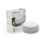 Светильник светодиодный пылевлагозащищенный для ЖКХ UNIVERSAL IP65 D160*53 12W 940lm 4000K круглый c микр сенсором 1/40 | 126411212-S | Gauss