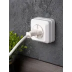 Рим Розетка 10А без заземления белая