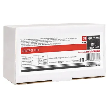 Катушка управления КТЭ F 500А 220В