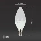 Лампа светодиодная Е14 9Вт свеча нейтральный белый свeт STD LED B35-9W-840-E14 E14 ЭРА