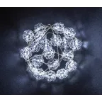 Гирлянда световая  NGF-DM001-20СW-2AA-белые снежинки | 14049 | Navigator